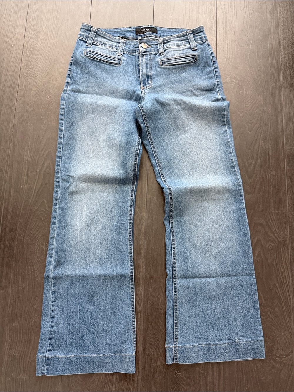 Nine West - Women’s Light Blue Wide-Leg Jeans